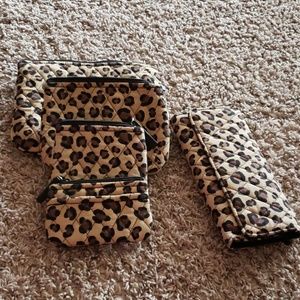 Vera Bradley wallet & cosmetics set